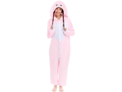 Disfraz de Pijama Conejo Amor para adulto