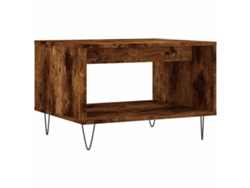 Maison Exclusive - Mesa De Centro Madera De Ingeniería Roble Ahumado 60x50x40 Cm