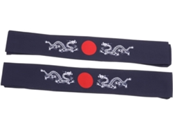 Diademas Japonesas Bushido, 2 Piezas, Talla Única, Algodón Suave, Cómodas Para Deportes, Yoga, Correr Y Cocinar.