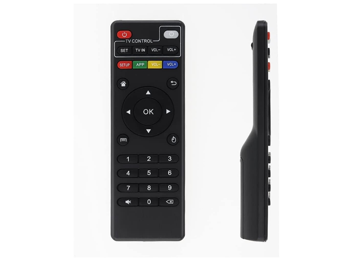 Mando a distancia de repuesto original para Android TV Box para MXQ,MXQ Pro,M8C,M8S,M8N,M10,T95,T95N,T95X,H96 H96 Pro (negro)