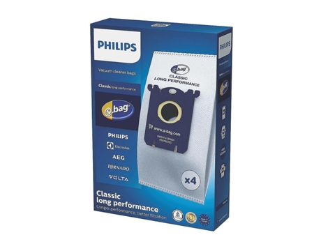 4 bolsas de aspiradora, S-bag - Philips