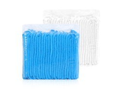 100 Gorros Desechables De Tela No Tejida Con Dos Bandas Elásticas, 53,5 Cm, Cubrecabezas Para Salones De Belleza Y Fábricas De Alimentos.