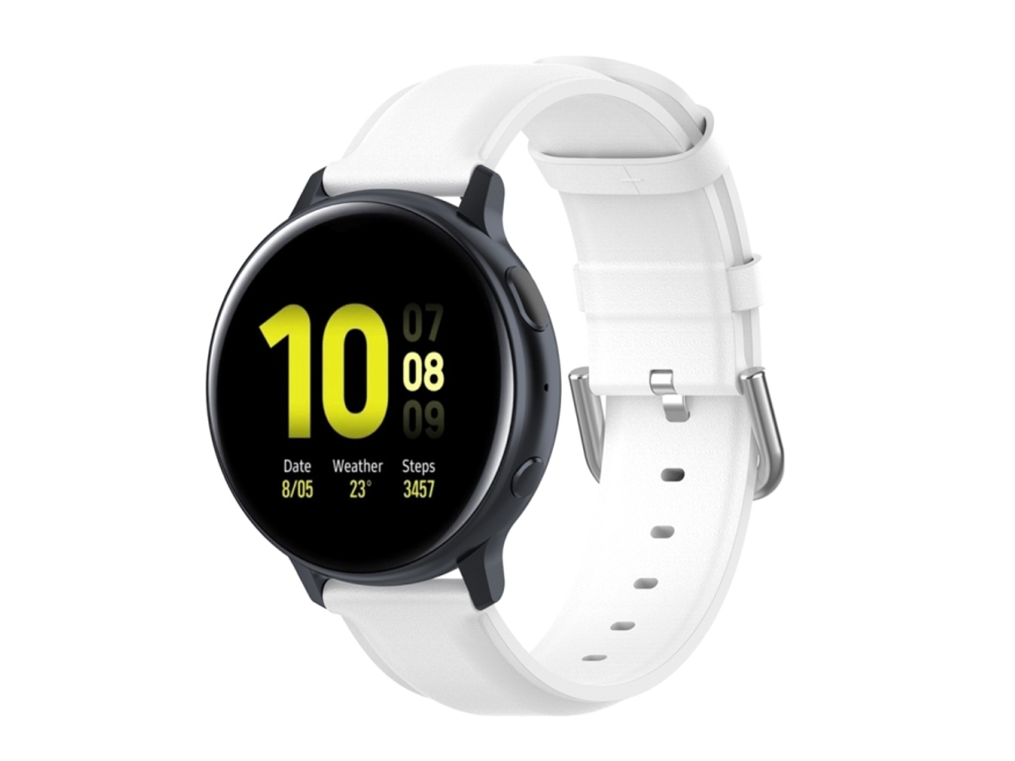 Correa de cuero universal para Galaxy Watch Active 3/Watch 3 (20 mm) (41 mm)