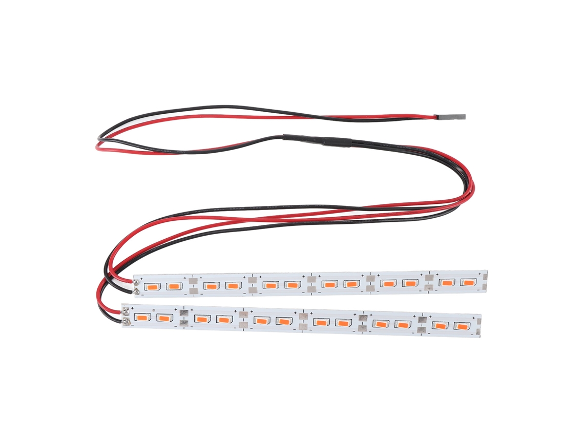 Luz De Chasis Con 24 Leds En Aleación De Aluminio Para Coches Rc A Escala 1/10 Y 1/8, Todoterreno Y De Carretera, Color Rojo.