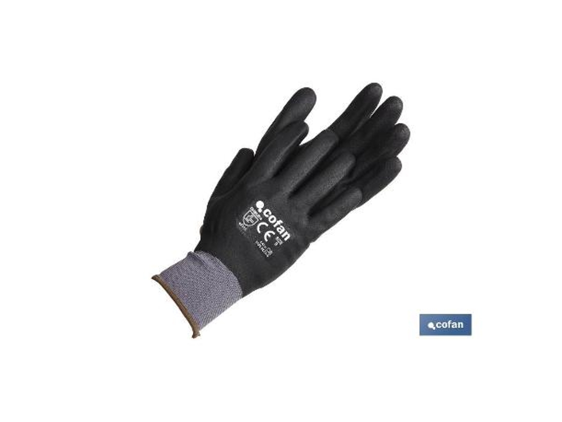 Guante impreg.completo foam nitrilo t-7   caja 12 unid.