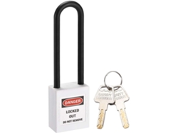 Candado de identificación con llave, varios modelos de candados de seguridad, plástico, 7,6 cm (3 CHABERLU)
