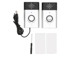 Timbre Inalámbrico De 467 Mhz Con Transmisión De Largo Alcance E Intercomunicador Bidireccional Para Seguridad Del Hogar.
