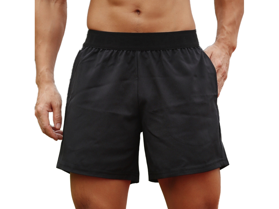 Pantalones Cortos Deportivos Para Hombre Con Cintura Elástica, Bolsillo Y Presilla Para Toalla, Ideales Para Correr, Jugar Al Baloncesto Y Entrenar En El Gimnasio.