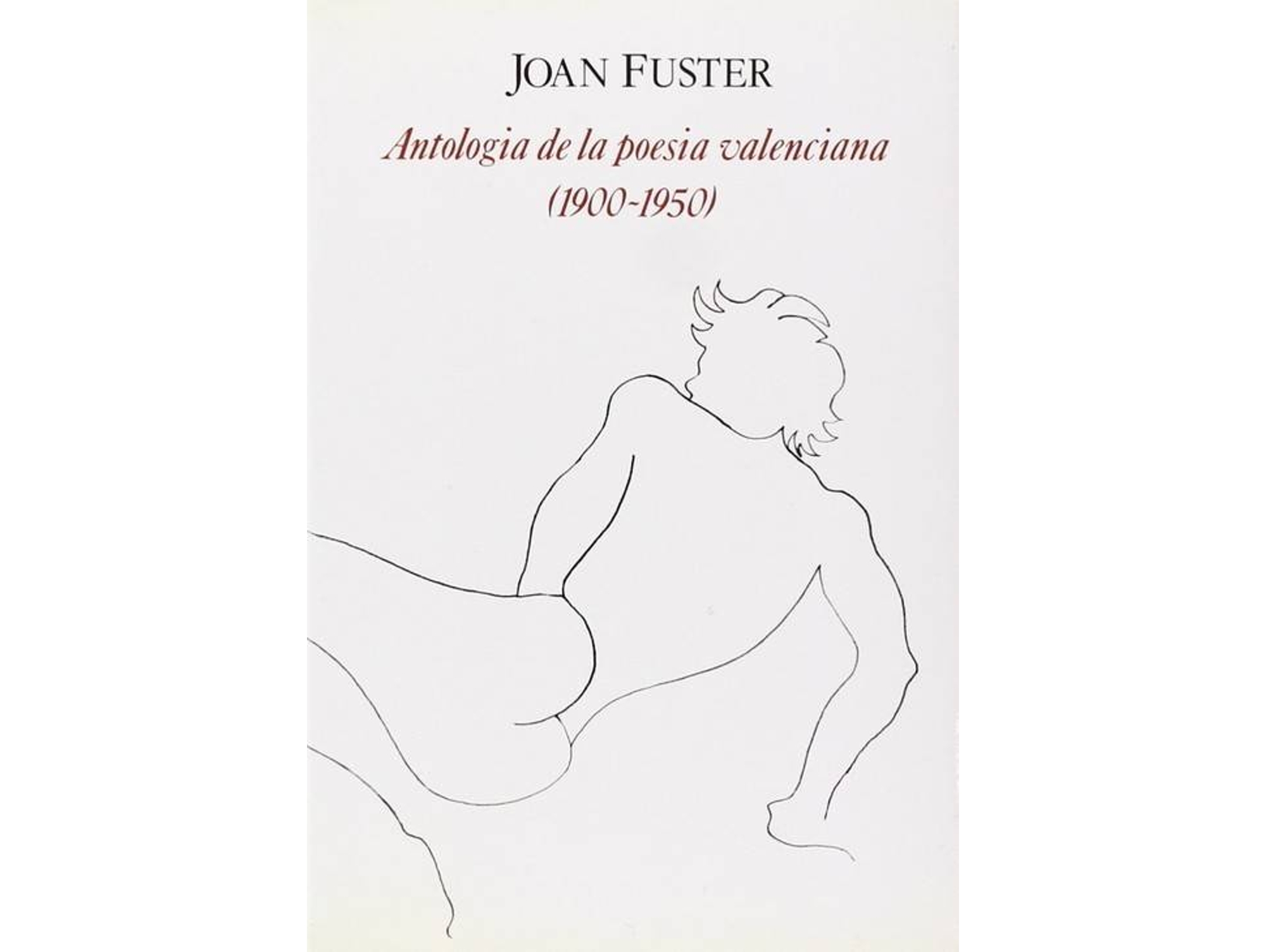Libro Antologia De La Poesia Valenciana de Joan Fuster (Catalán)