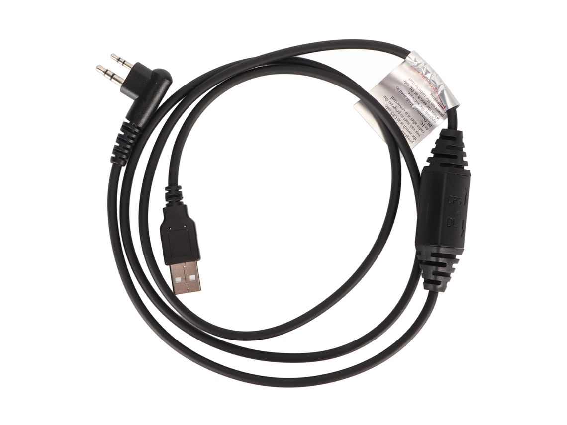 Cable De Programación Usb Para Radios Walkie-talkie De Dos Canales Hytera Pd500, Pd502, Pd505, Pd506 Y Pd508 - Plug And Play