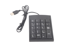 Mini Teclado Numérico Usb Portátil Para Portátil, Antideslizante, Plug And Play, 19 Teclas, Negro.