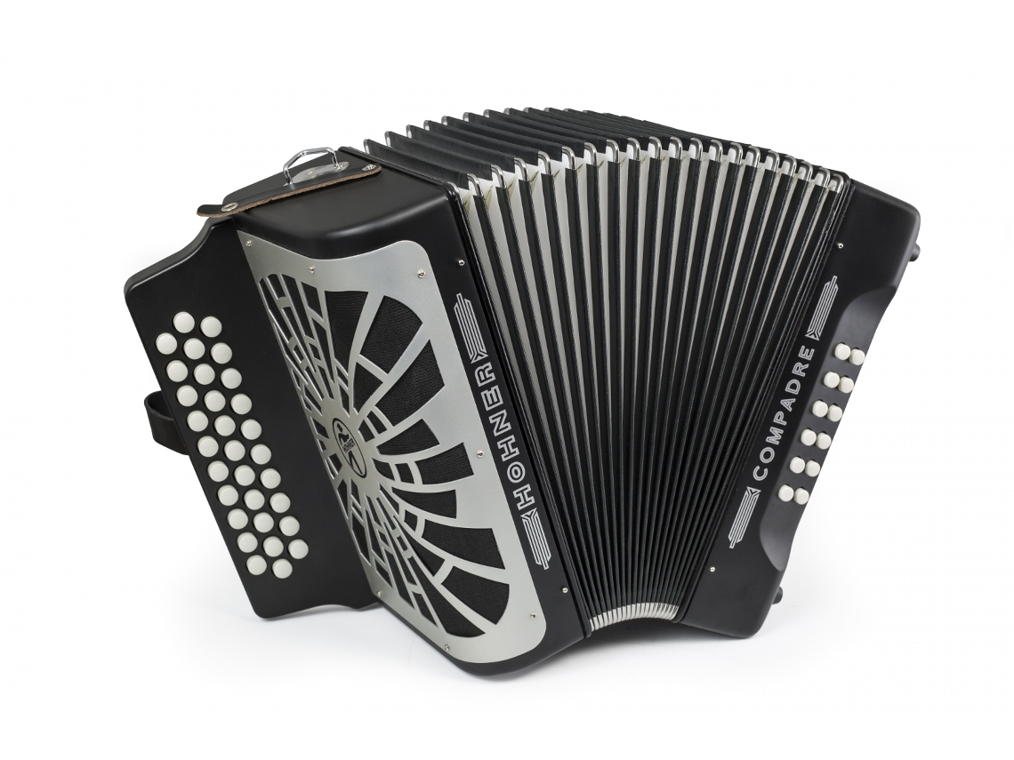 HOHNER concertina compadre preta gcf