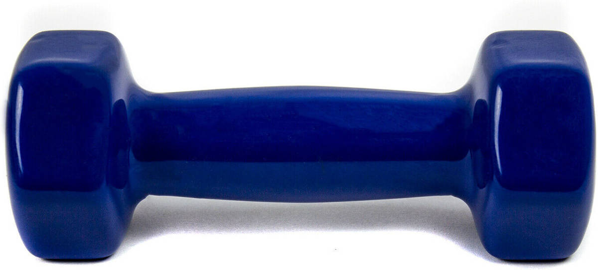 Mancuernas COSHANO Recubierta de Vinilo Azul (1.5 Kg - 2 Unidades)