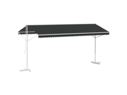 Maison Exclusive - Toldo Independiente Gris Antracita 5 X 3 M Poliéster