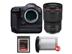 Canon Eos R3 + Rf 15-35mm F/2.8 L Is Usm + 1 Sandisk 256gb Extreme Pro Cfexpress Type B + 3 Canon Lp-e19 + Ebook Pricedirect