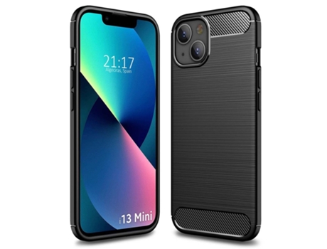 Carcasa iPhone 13 Mini (5.4) TUMUNDOSMARTPHONE Carbon Negro