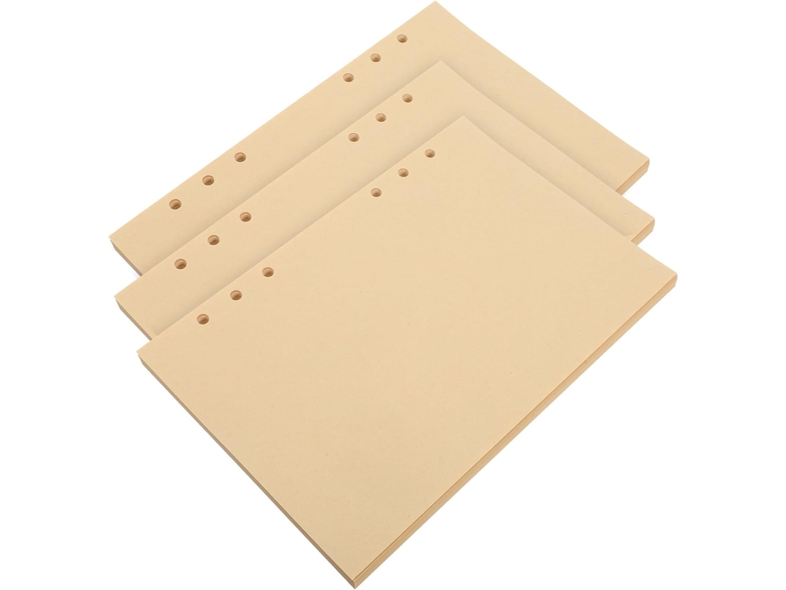 Recambio De Papel Sin Líneas Para Cuadernos Perforados Y Carpetas De Anillas.