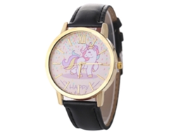 Reloj Casual Unisex De Moda Zhoulianfa Negro Con Correa De Cuero Y Diseño De Cuarzo.
