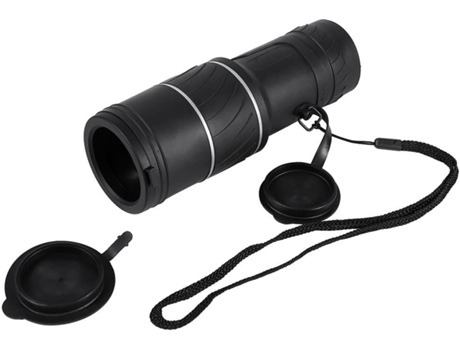 Prismáticos portátiles con lente mini zoom monocular de 18X para senderismo al aire libre, acampada y observación de aves. Negro Negro YIZHOOD