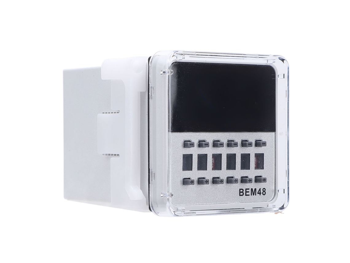 Relé De Tiempo 12-24v Ac Dc 0.1s-99h Display Led Digital 1no 1nc Pausa Reinicio