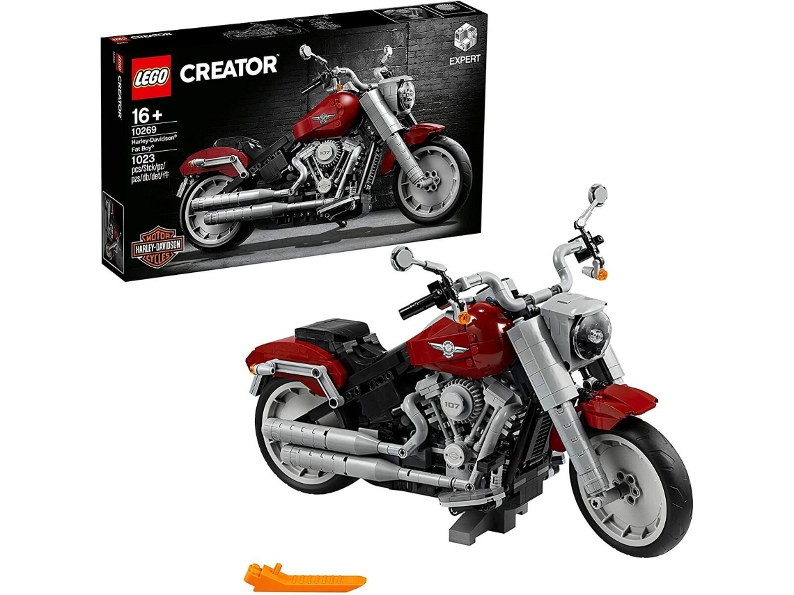 Playset LEGO Creator Expert: Harley-Davison Fat Boy 10269 1023 Peças 18x20x33 cm