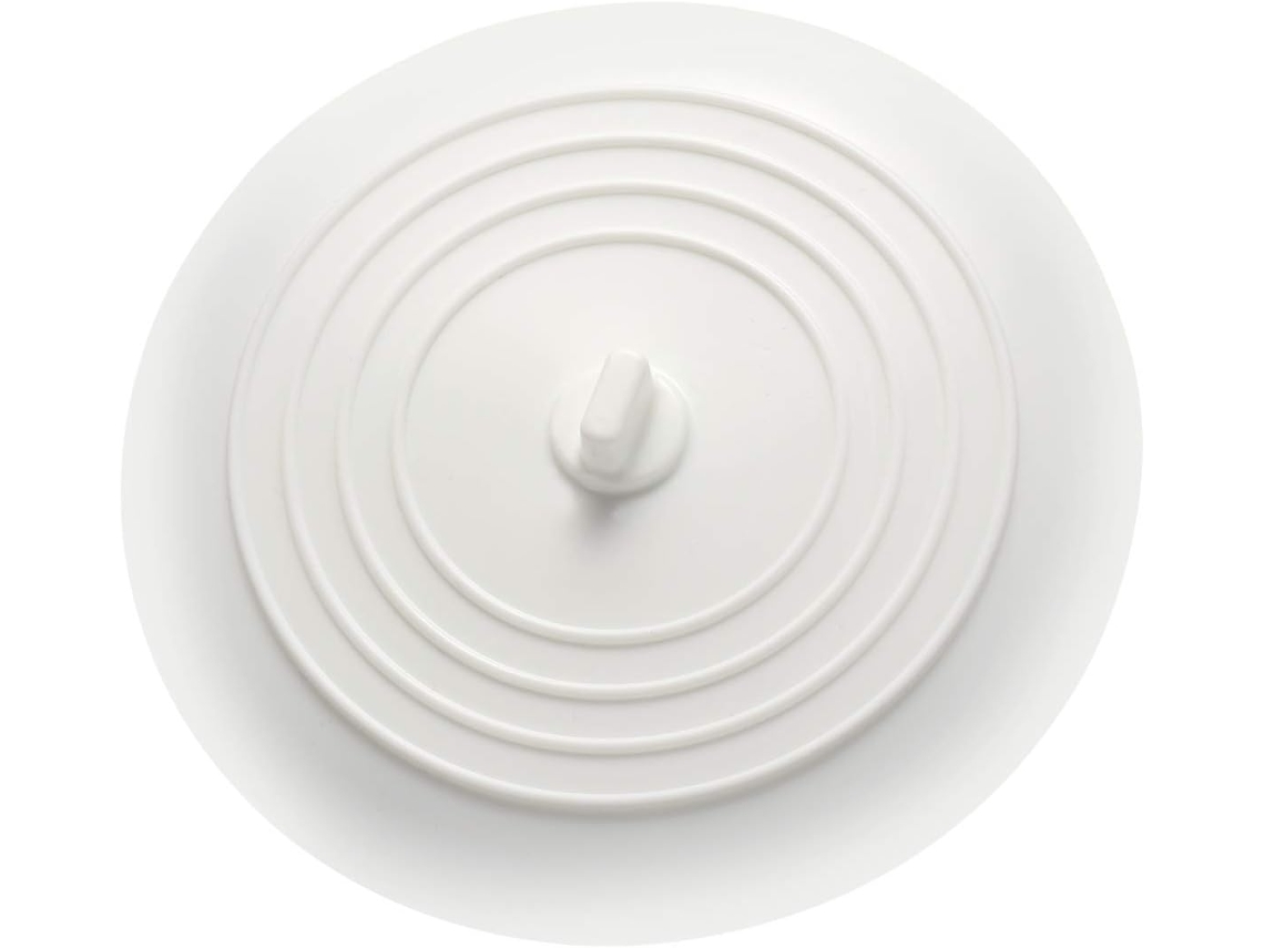 NEVEANCE Tapón de silicona para bañera de uso universal, suave y flexible, con ventosa perfecta para baños y lavanderías (1 unidad)