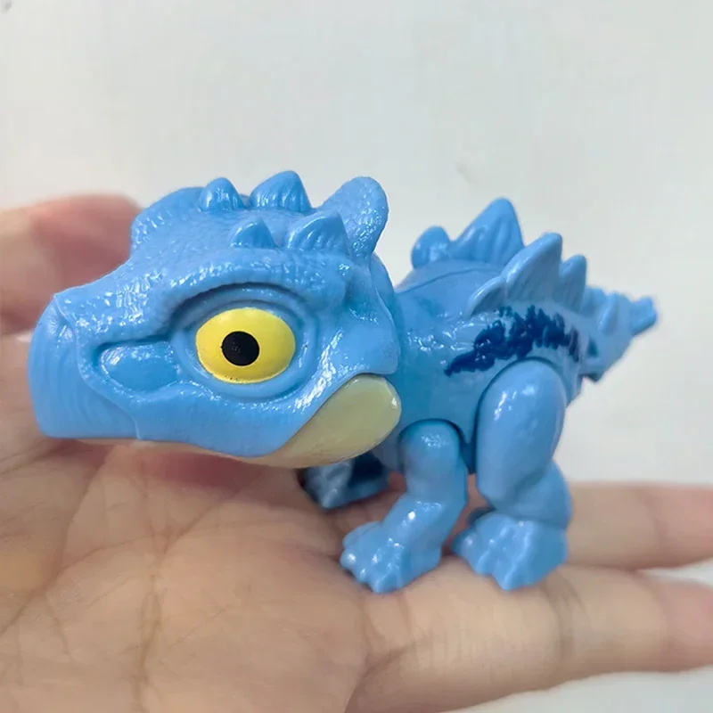 Figura de acción de bloques de construcción de dinosaurio Tiranosaurio Rex DIY MDUG (azul)