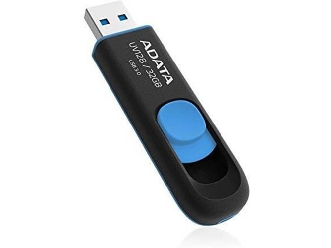 Pen USB ADATA UV128 32GB Negro y Azul