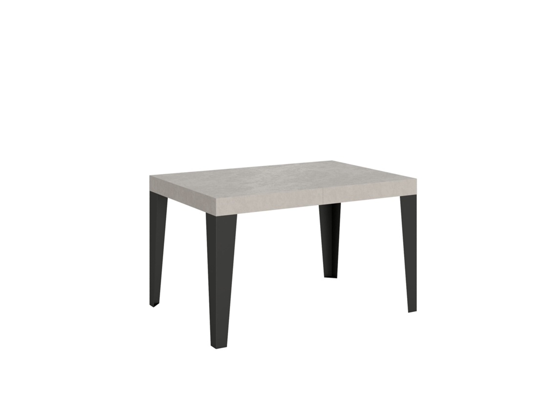 Mesa extensible 120/204x80 cm Flame Cashmere Patas Antracita Itamoby