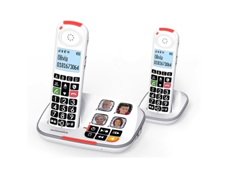Teléfono Fijo SWISS VOICE Xtra 2355 Duo Blanco