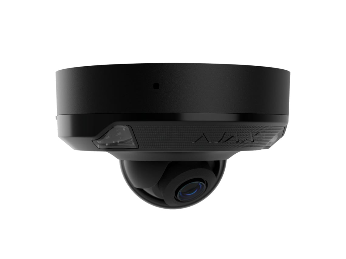 Cámara de seguridad IP Ajax Domecam 5MP 2.8mm CMOS de escaneo progresivo negra