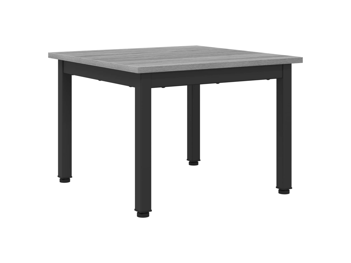 Mesa de centro/auxiliar Sonoma gris 50 x 50 x 36 cm Madera procesada HARLANV1