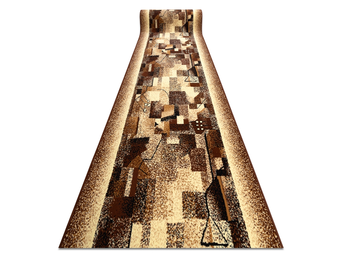 Alfombra de Pasillo Bcf Impresja Beige 80 cm