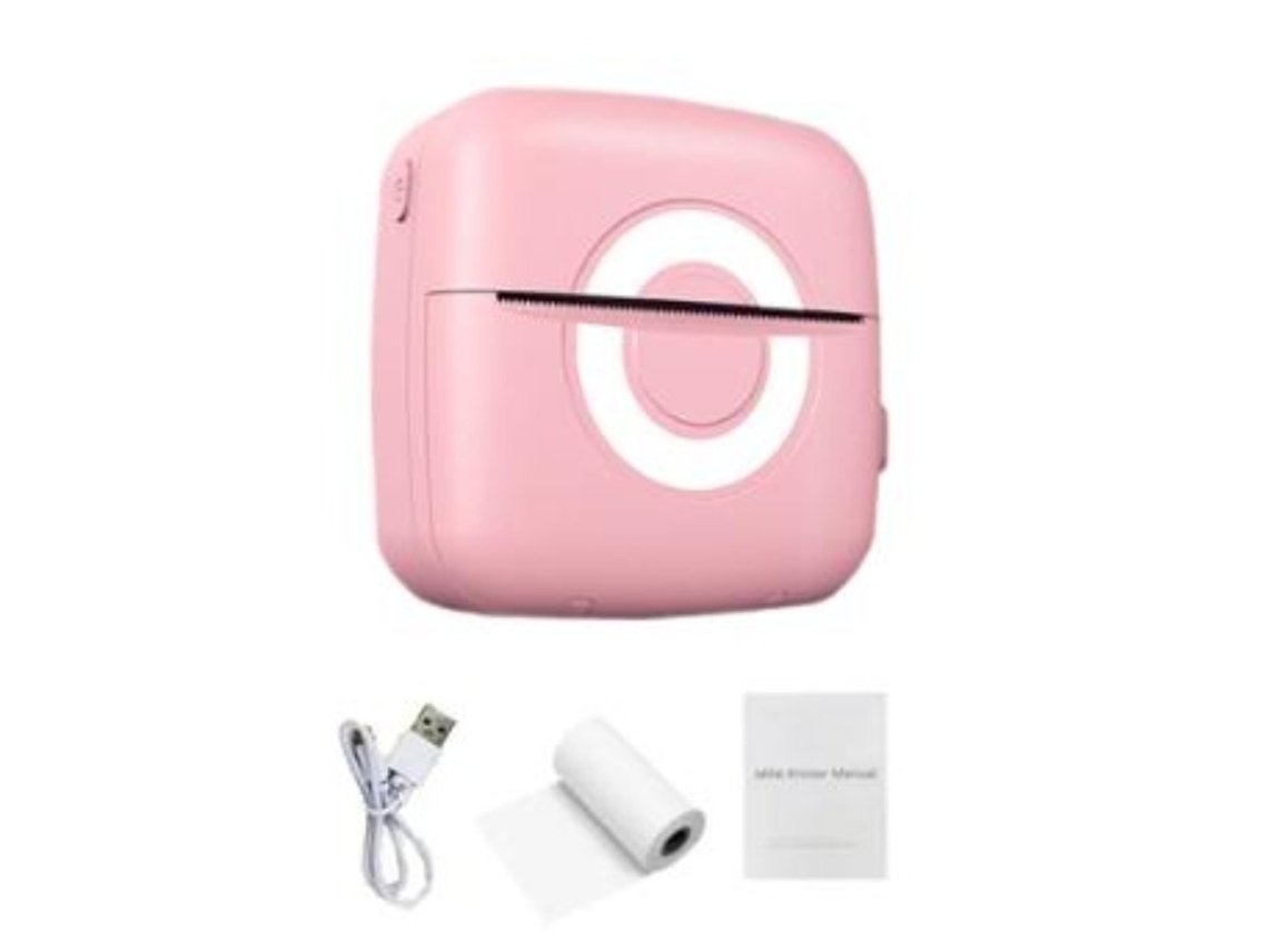 Mini Impressora Térmica Portátil Bluetooth 203Dpi Sem Fio Compatível com Telefones e Tablets 02 GERTIZ