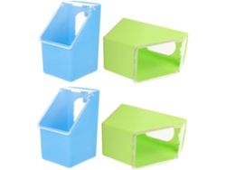 Comedero Colgante Para Palomas Inoomp De 4 Piezas. Material: Fácil De Limpiar, Al Desgaste Y A Las Salpicaduras.