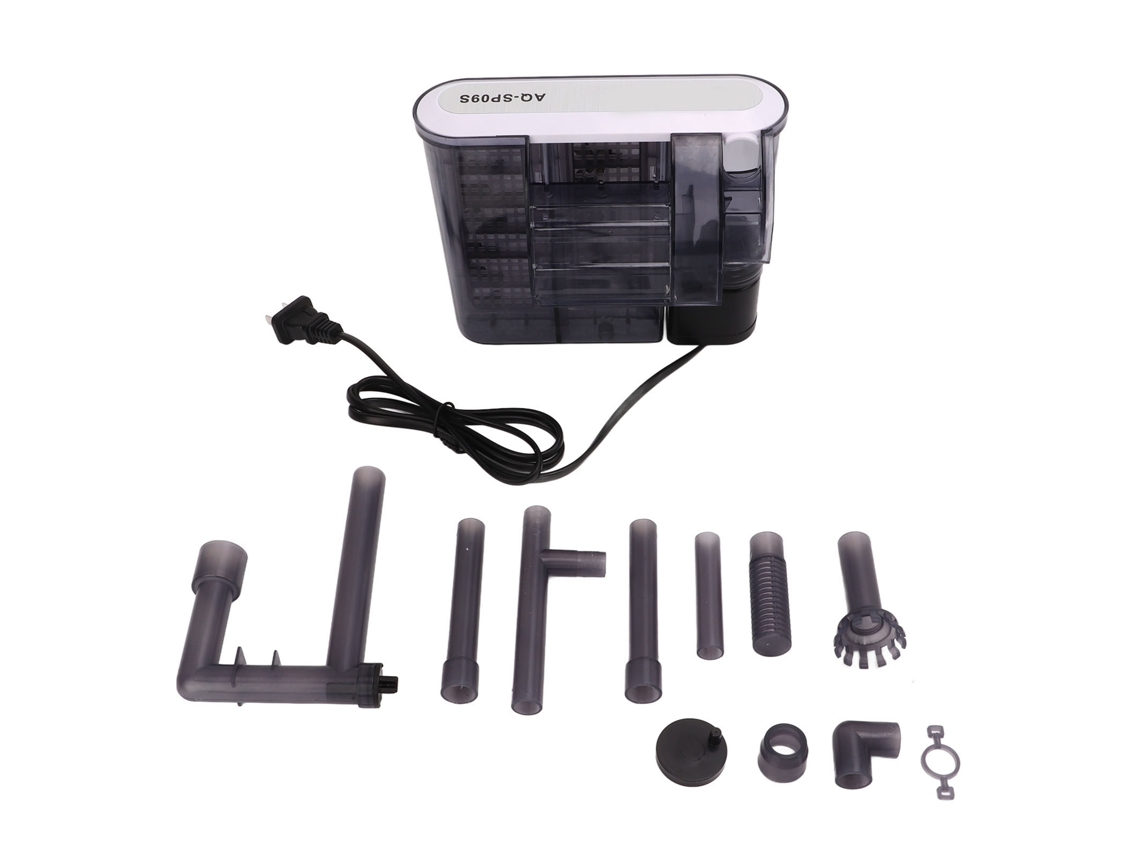 Filtro Externo Colgante Para Acuario De 5 W Con Control De Flujo Silencioso Y Purificación De Agua De 500 L/h.