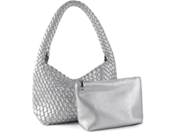 2026 Bolsillos y Carteras Piel Tela Bolso de hombro versátil para mujer Bajo el brazo Hecho a mano Moda
