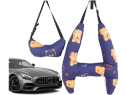 Soporte Para Reposacabezas De Coche Para Niños, Almohada Cervical De Diseño De Curva Alta Para Niño.