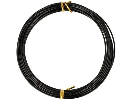 Alambre de Aluminio ARTEMIO (5 M x 1,5 mm - Negro)