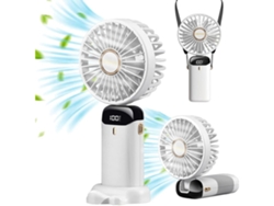 90 Mini Ventilador de Mano 5 Velocidades Blanco VEANXIN