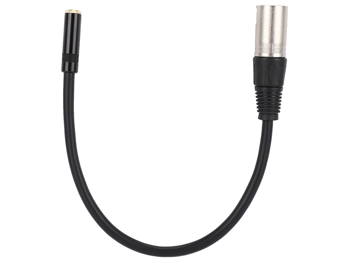 TRUYUETY Cable Adaptador de Audio 3,5 mm Hembra a XLR Macho, Aleación de Zinc