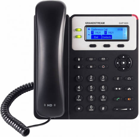 Teléfono fijo Con Cable GRANDSTREAM NETWORKS GXP1620 negro