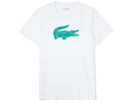 Camiseta de Hombre LACOSTE Corta Blanco (M)
