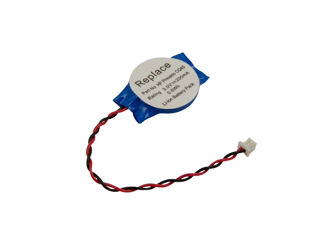Batería CMOS de iones de litio de 3 V, 200 mAh y 0,6 WH. Batería de BIOS para HP Presario CQ40.