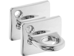 Ganchos De Pared Aleación Zinc Plateado, 2 Uds, Resists A La Deformación Y Fácil Instalación, Para Cuerdas