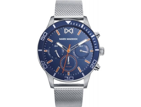 Reloj MARK MADDOX Hombre (Acero - Plateado)