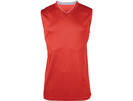 Camiseta de Hombre para Fitness PROACT Sin Mangas Rojo (L)