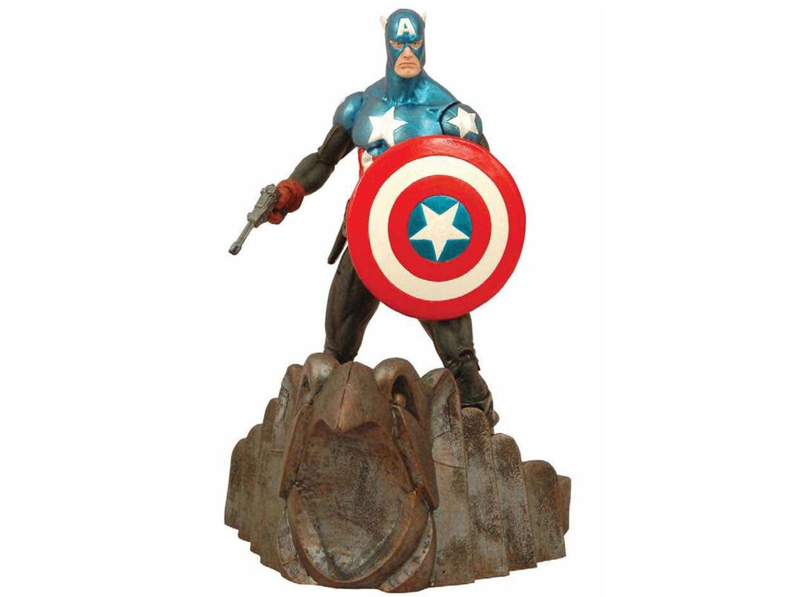Figura Capitán América Marvel Select 18 Cm B.active