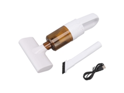 Aspiradora Portátil Inalámbrica Para Colchones Y Coches Con Eliminación De Ácaros, Recargable Por Usb, Blanca, 6000 Pa