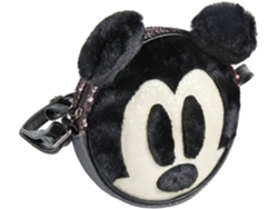 Bandolera MICKEY MOUSE (Negro - Cuero Sintético - 21x21x6 cm)